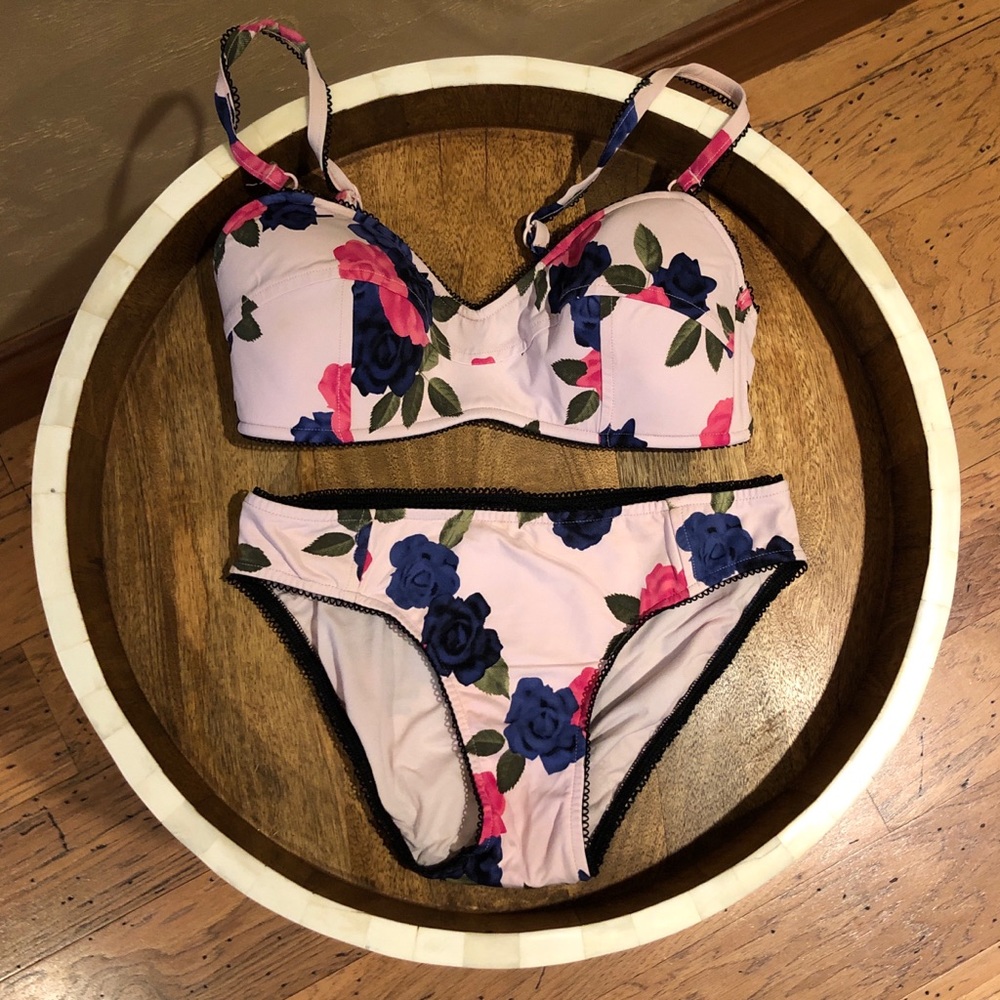 Seafolly retro floral swimsuit